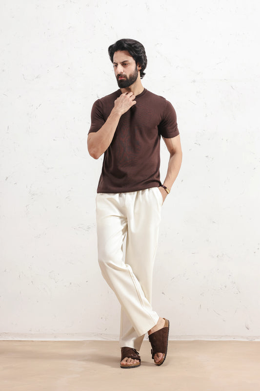 Lyocell Knit T-Shirt
