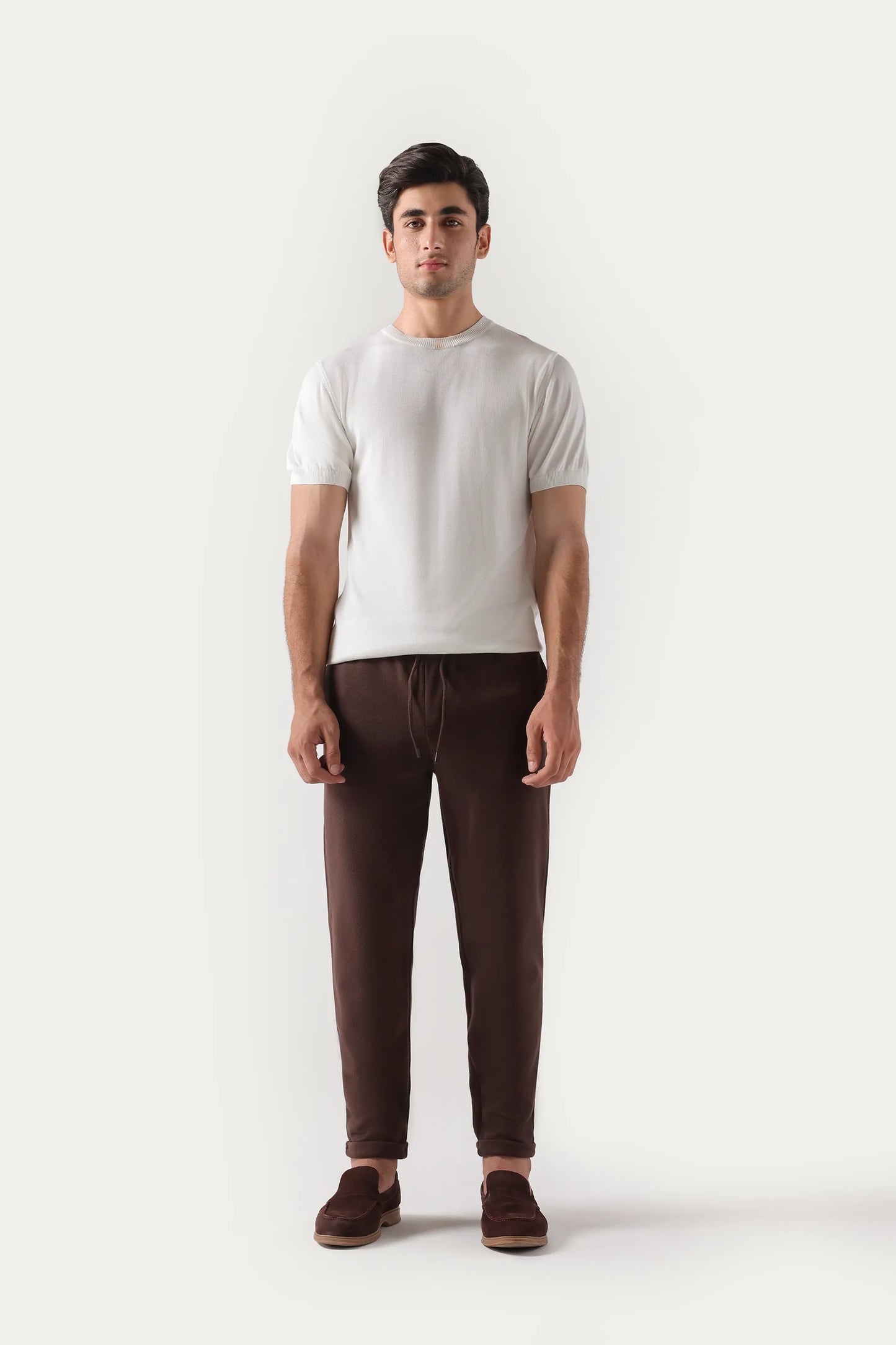 Pique Knit Trousers