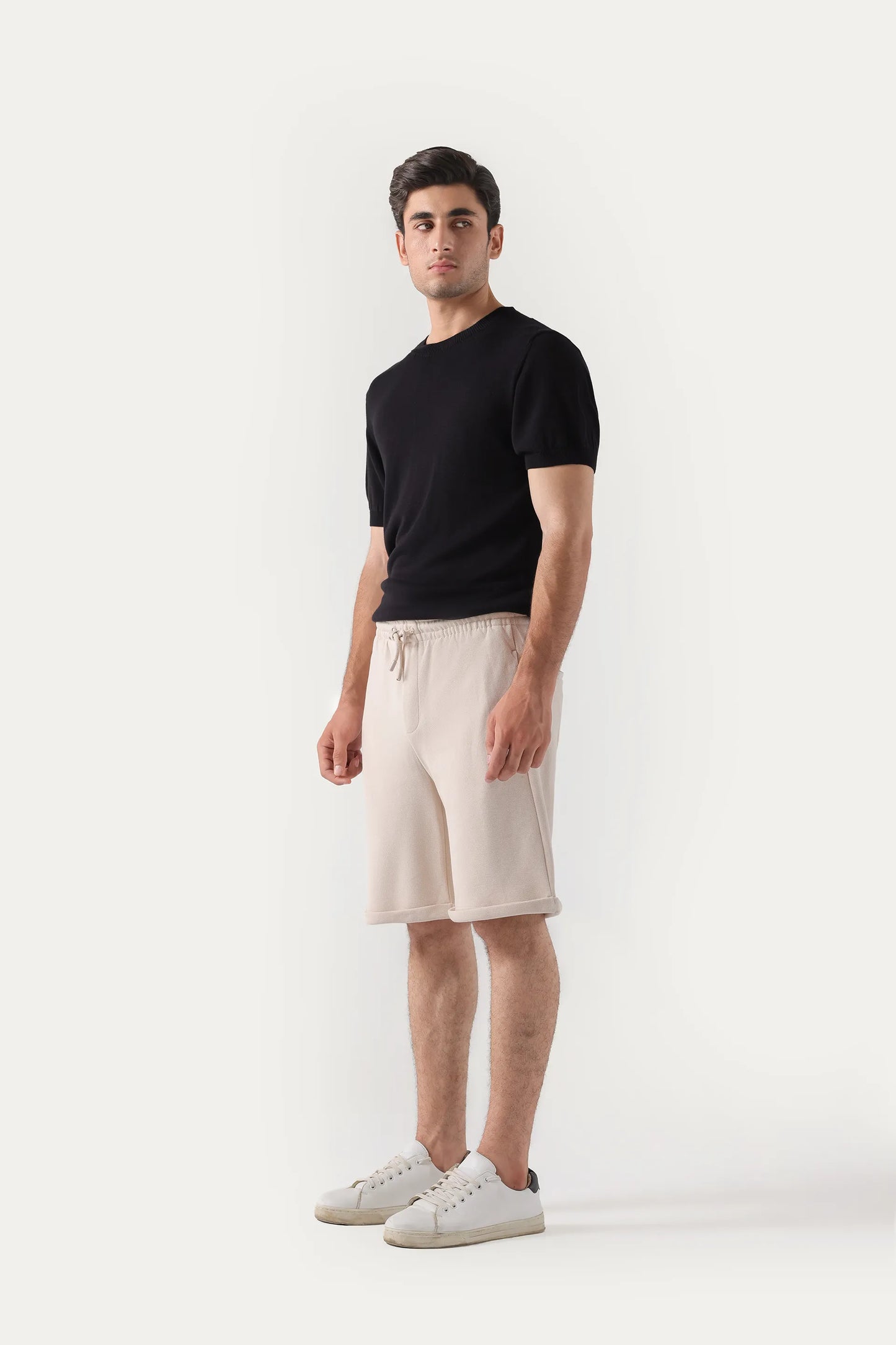 Pique Knit Shorts