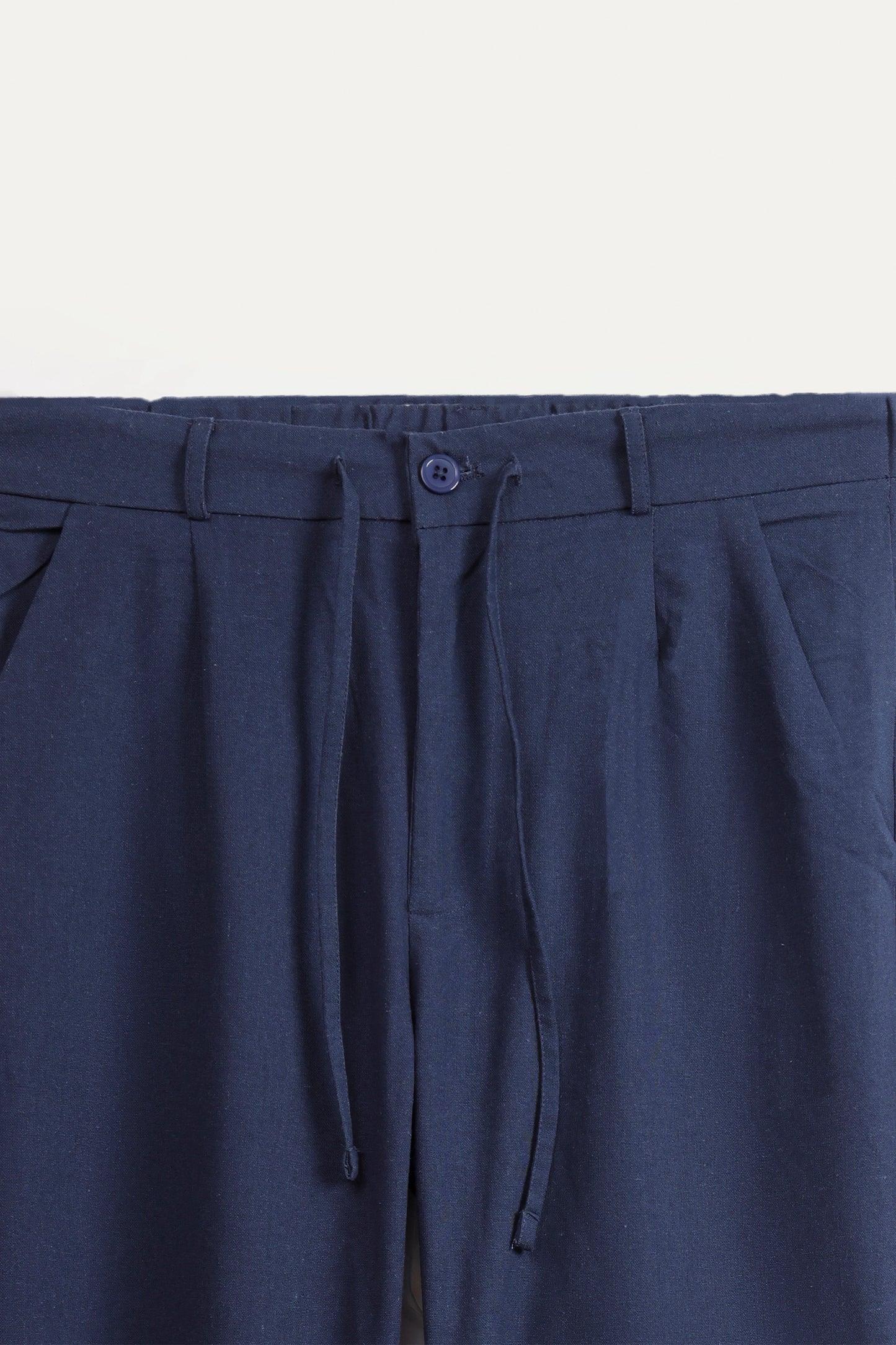 Relaxed Fit Linen Trousers