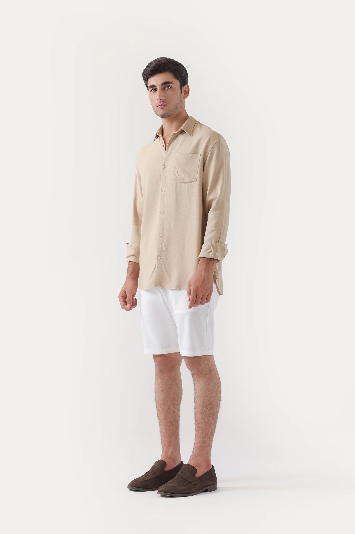 Tailored Fit Linen Shirt