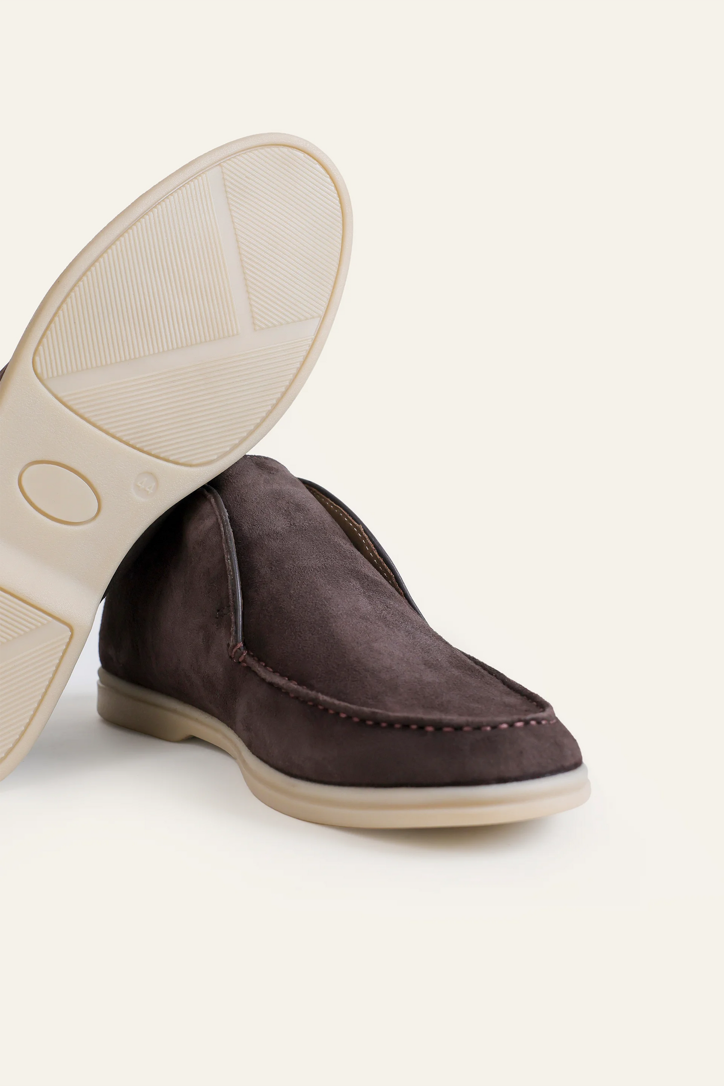 High-Top Goat Suede Loafers