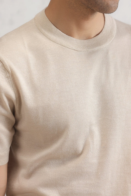 Fine Knit T-Shirt