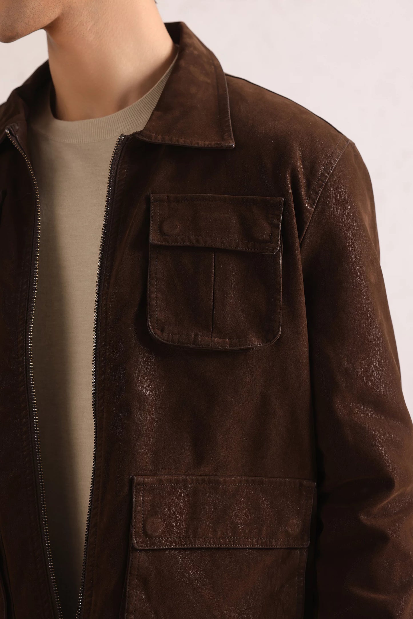 Signature Suede Field Jacket