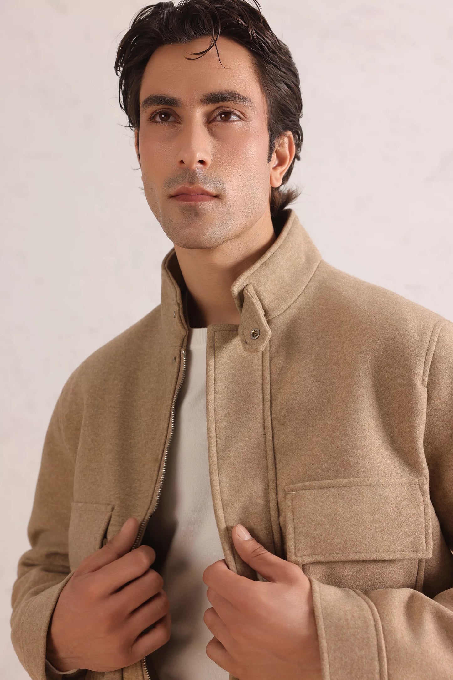 Tweed Utility Jacket