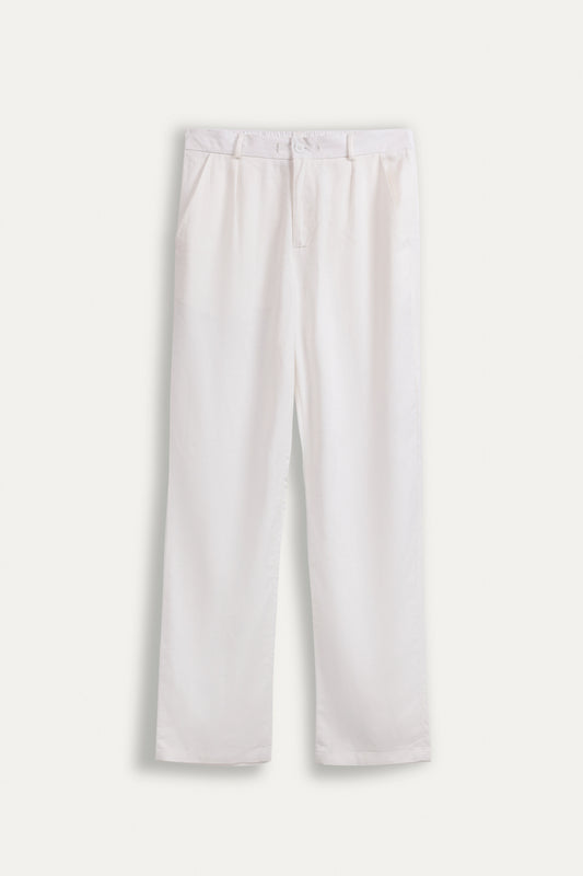 Relaxed Fit Linen Trousers