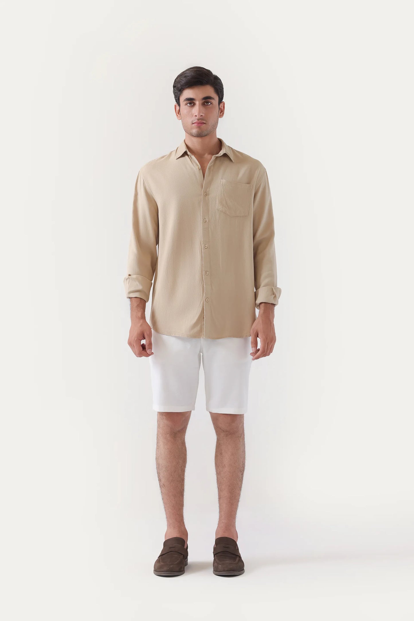 Tailored Fit Linen Shirt