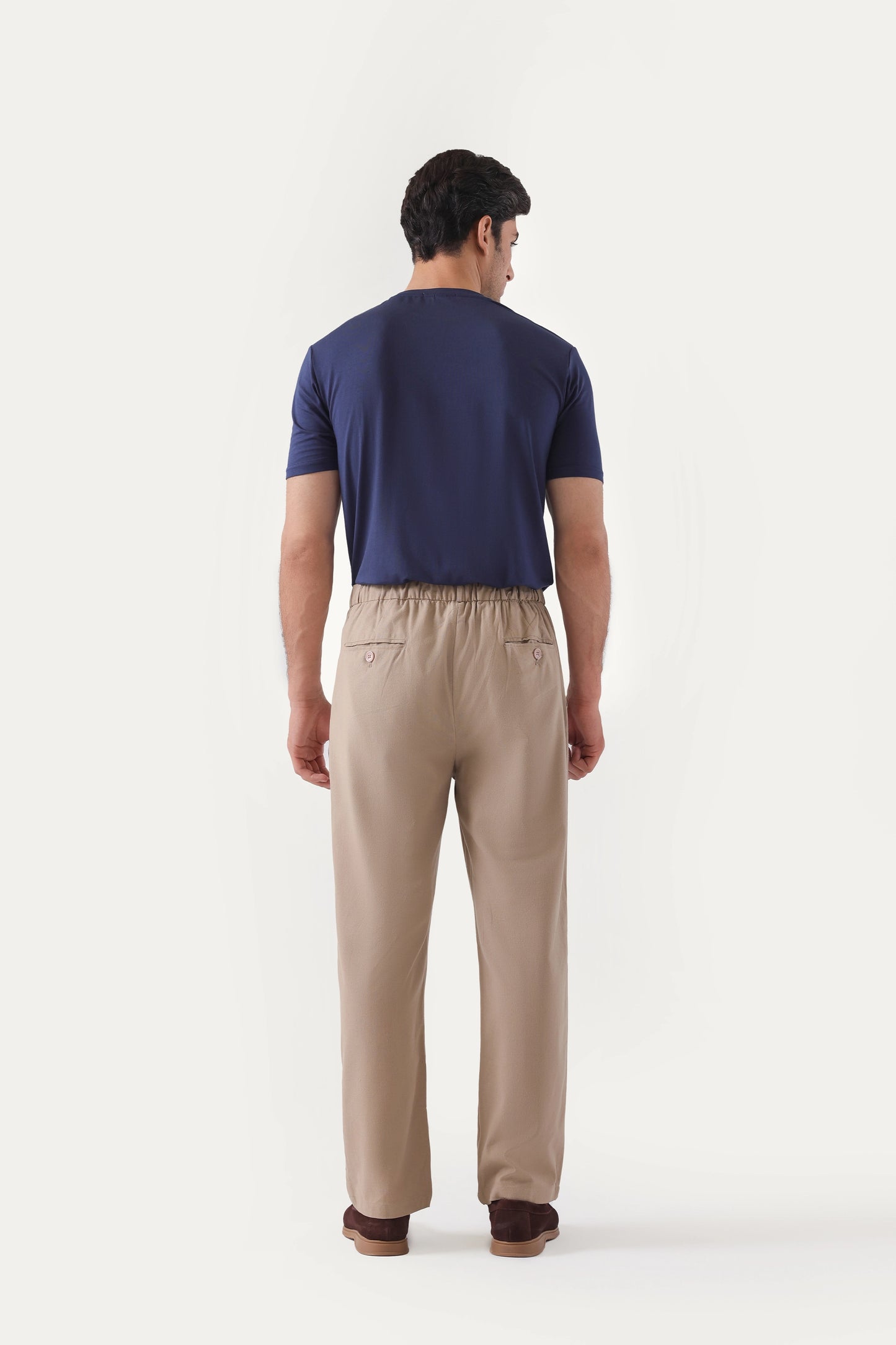 Relaxed Fit Linen Trousers