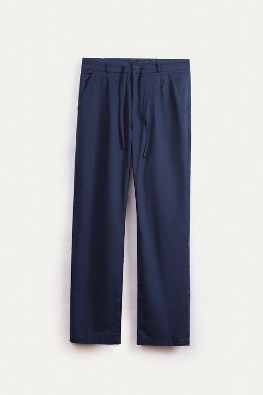 Relaxed Fit Linen Trousers