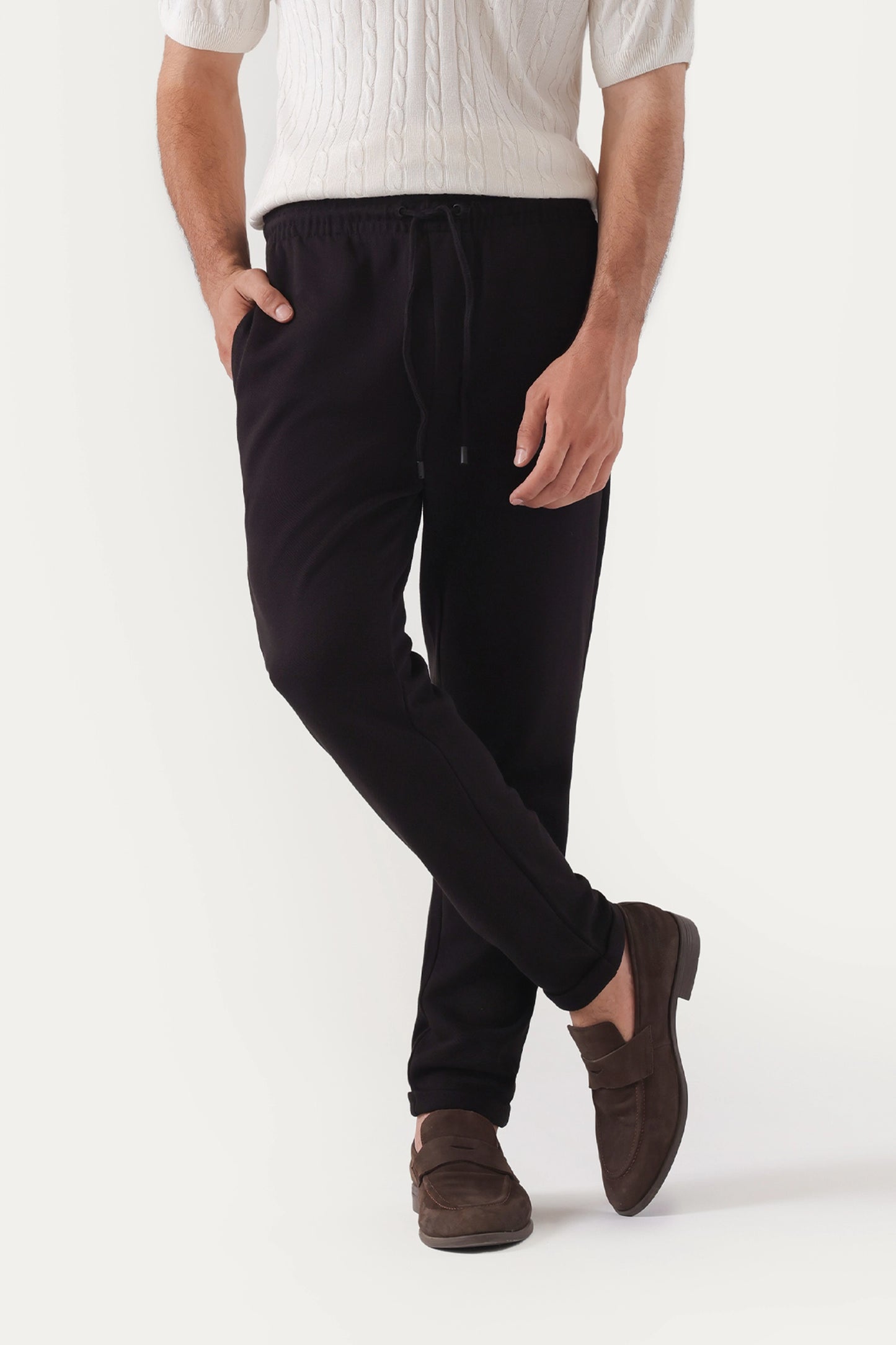 Pique Knit Trousers