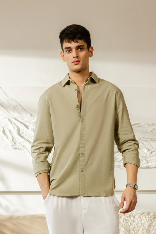 Tailored Fit Linen Shirt