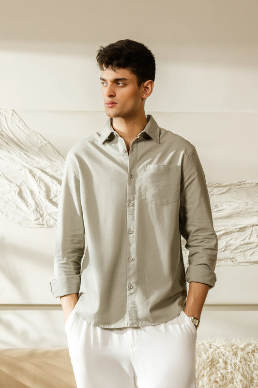 Tailored Fit Linen Shirt