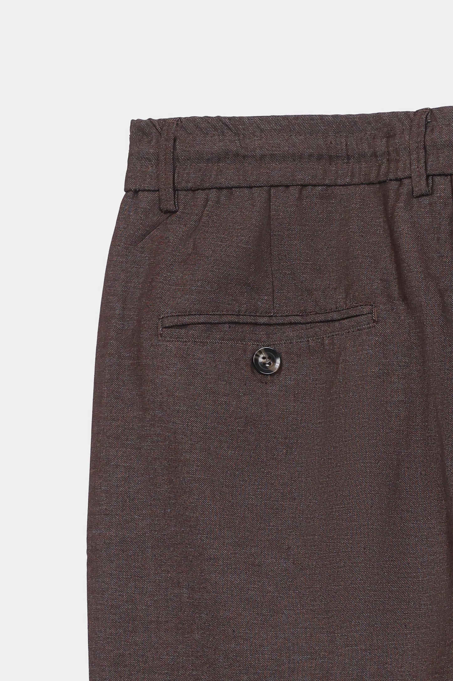 Mélange Straight Trousers