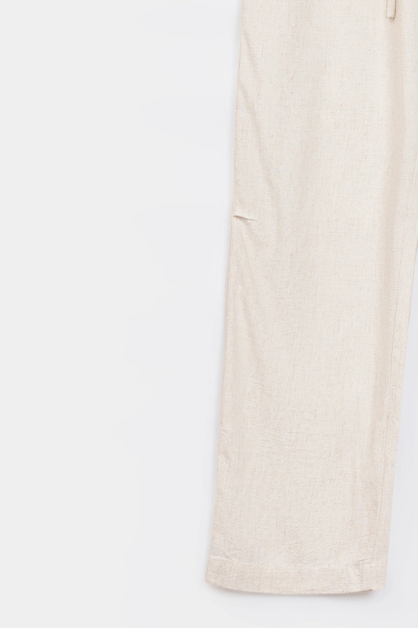 Straight Linen Trousers