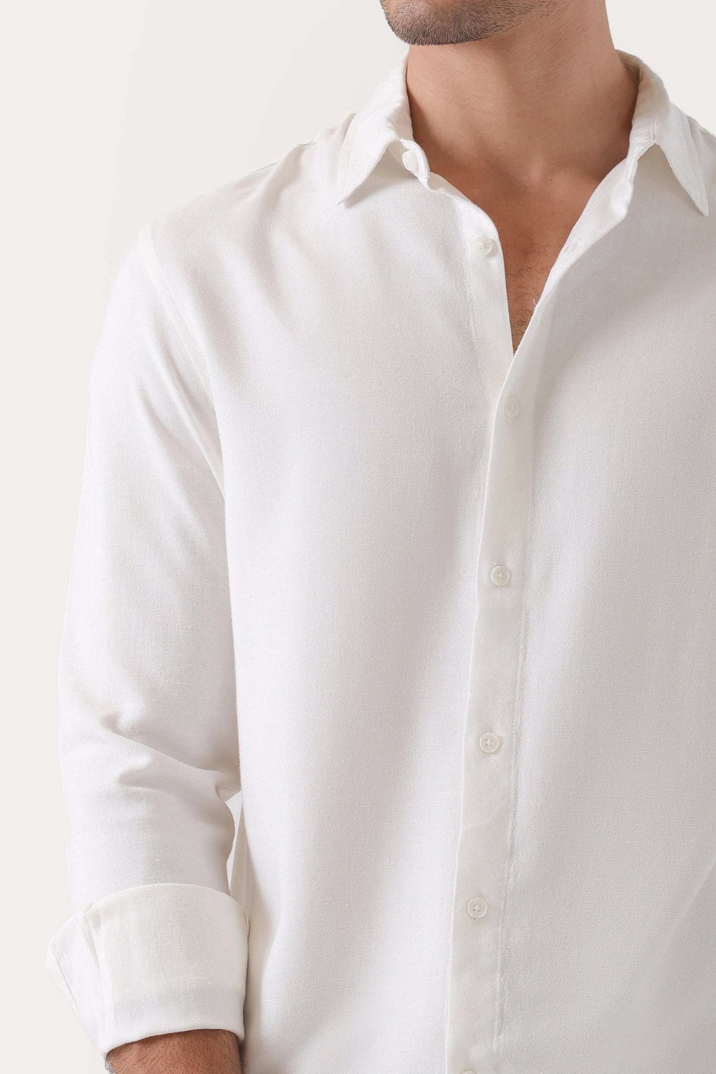 Tailored Fit Linen Shirt