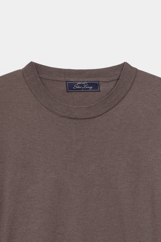 Fine Knit T-Shirt
