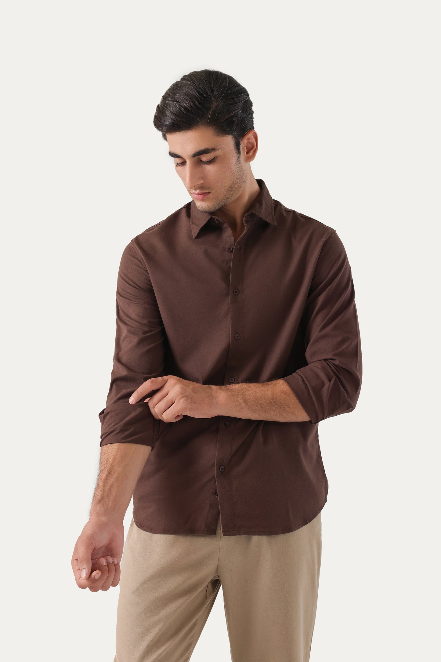 Tailored Fit Linen Shirt