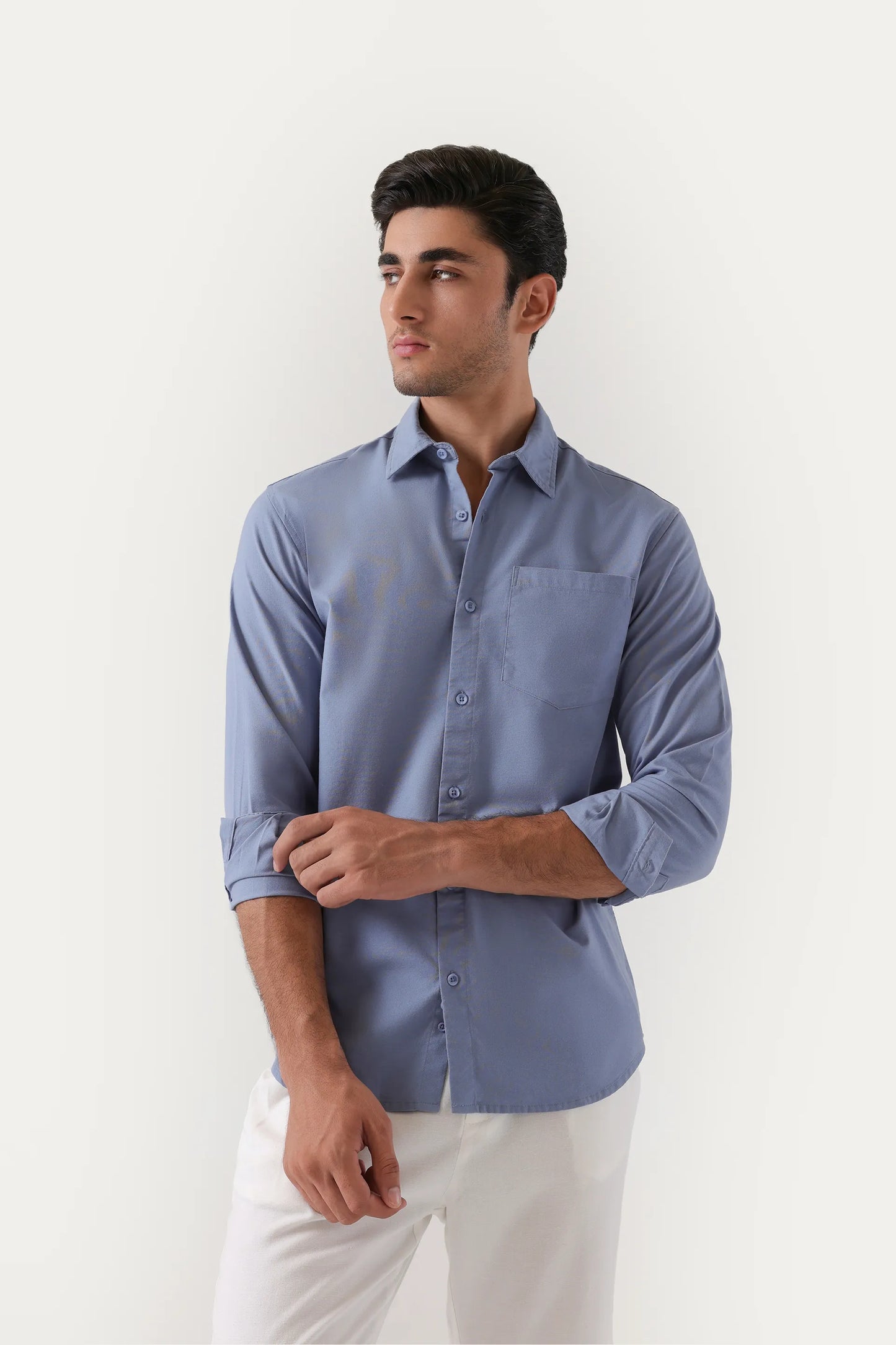 Tailored Fit Linen Shirt