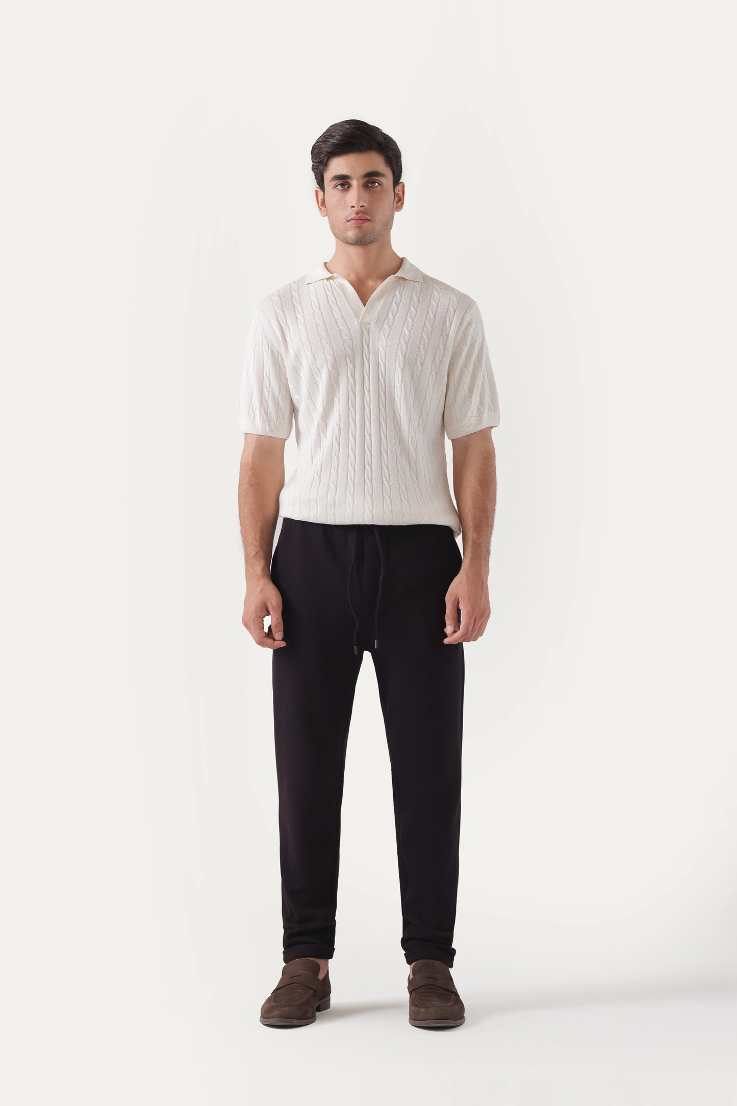 Pique Knit Trousers