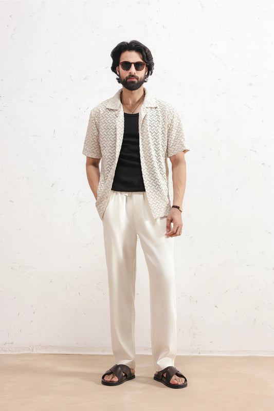 Crochet Knit Shirt