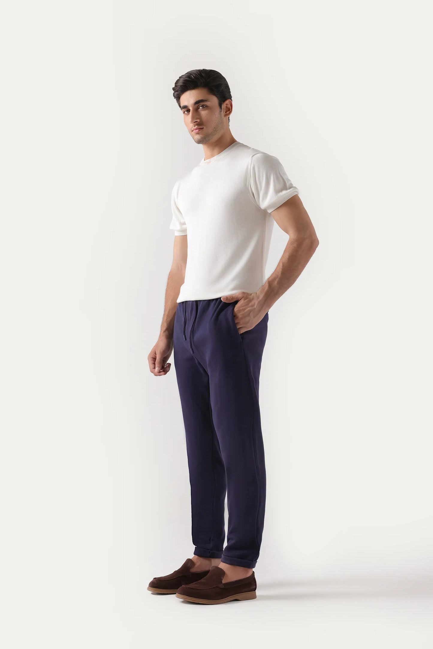 Pique Knit Trousers