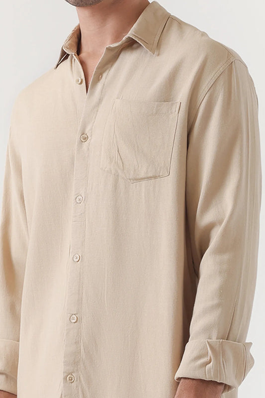 Tailored Fit Linen Shirt