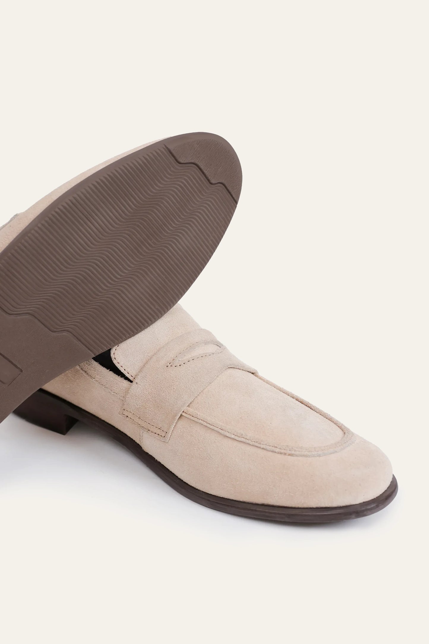 Suede Penny Loafers