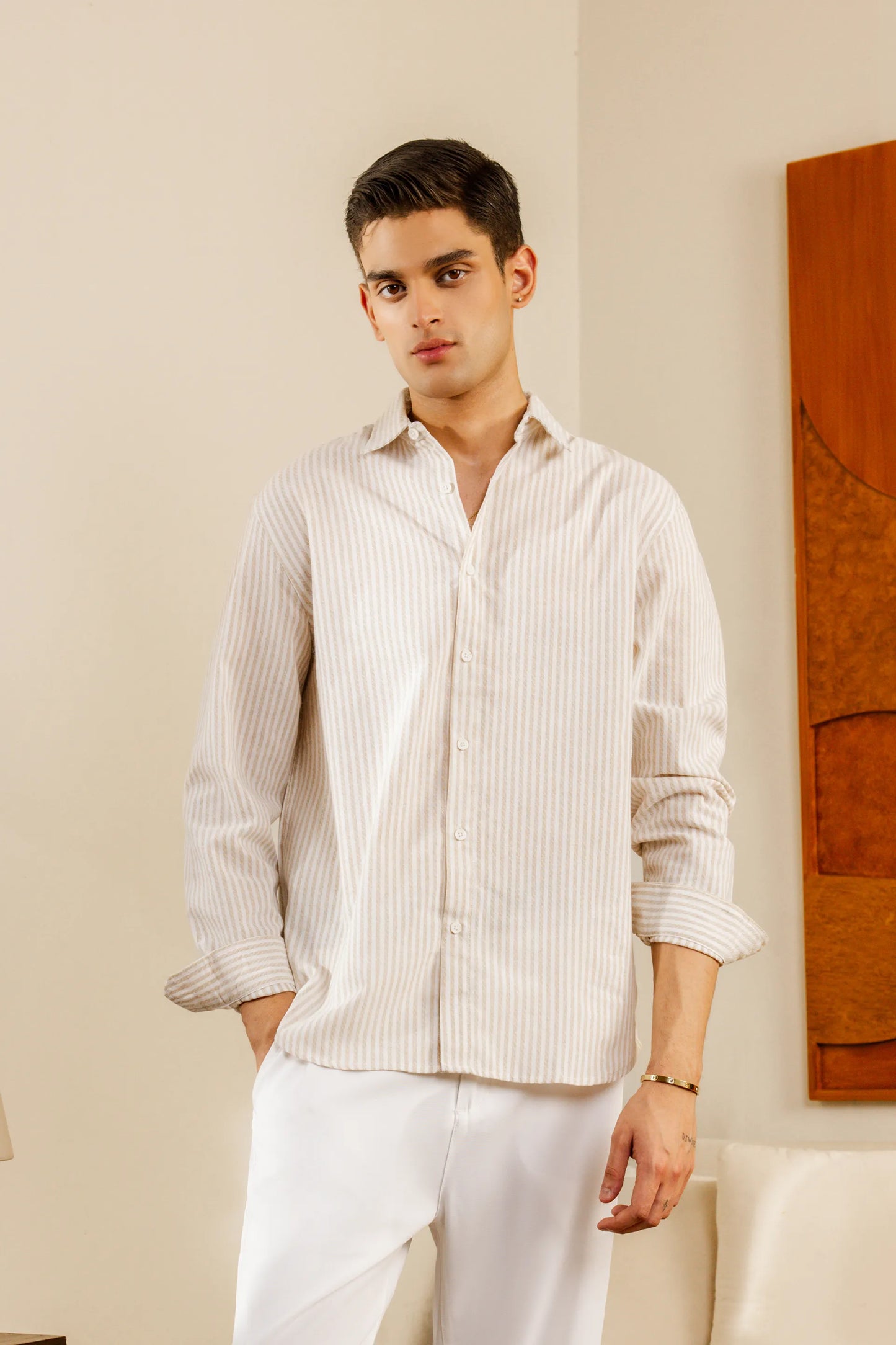 Pink Pinstripe Shirt