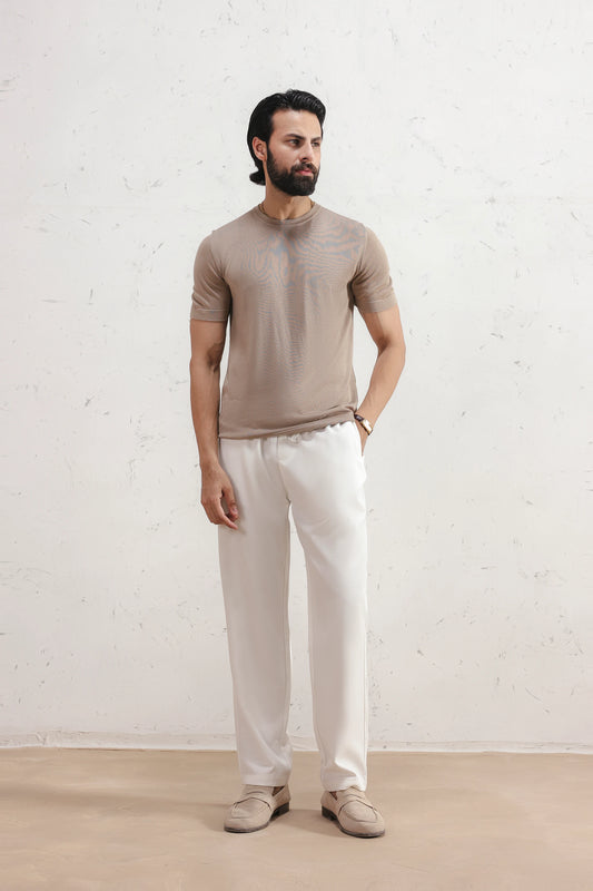 Lyocell Knit T-Shirt
