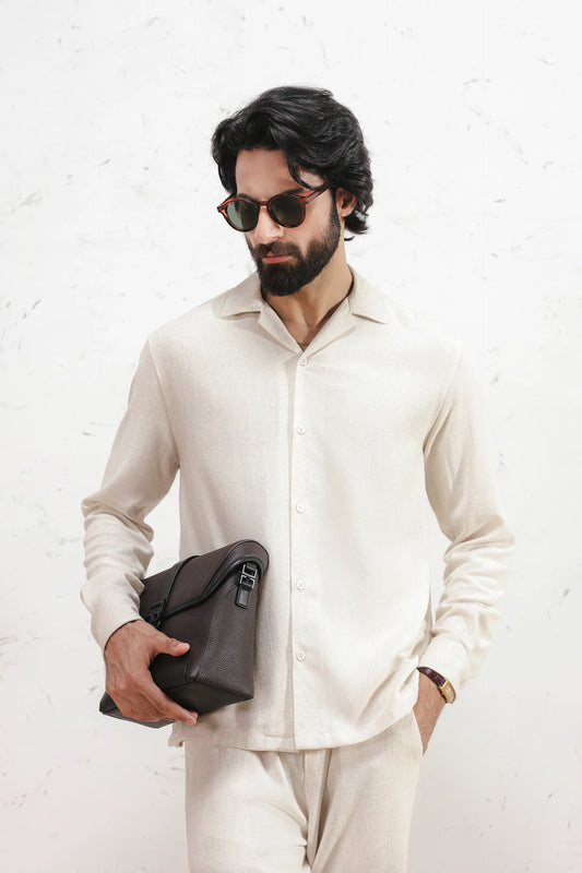 Ivory Linen Co-Ord Set