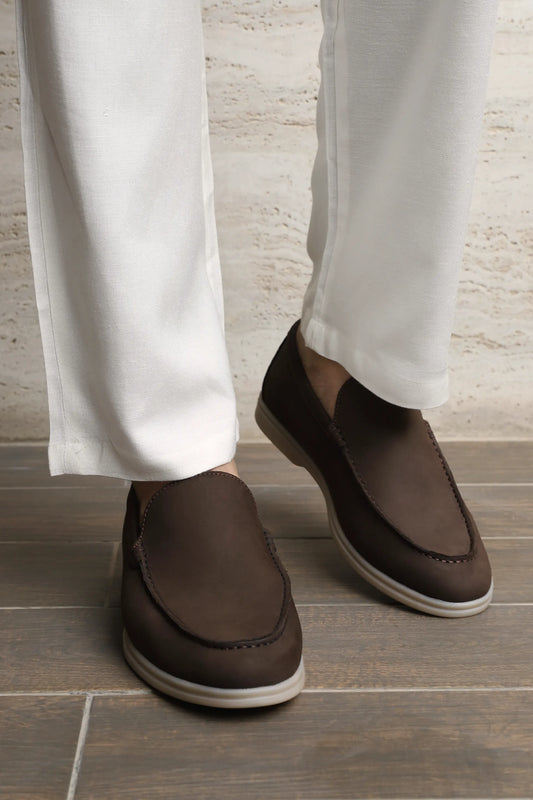 Nubuck Leather Loafers