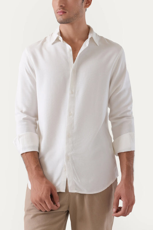 Tailored Fit Linen Shirt
