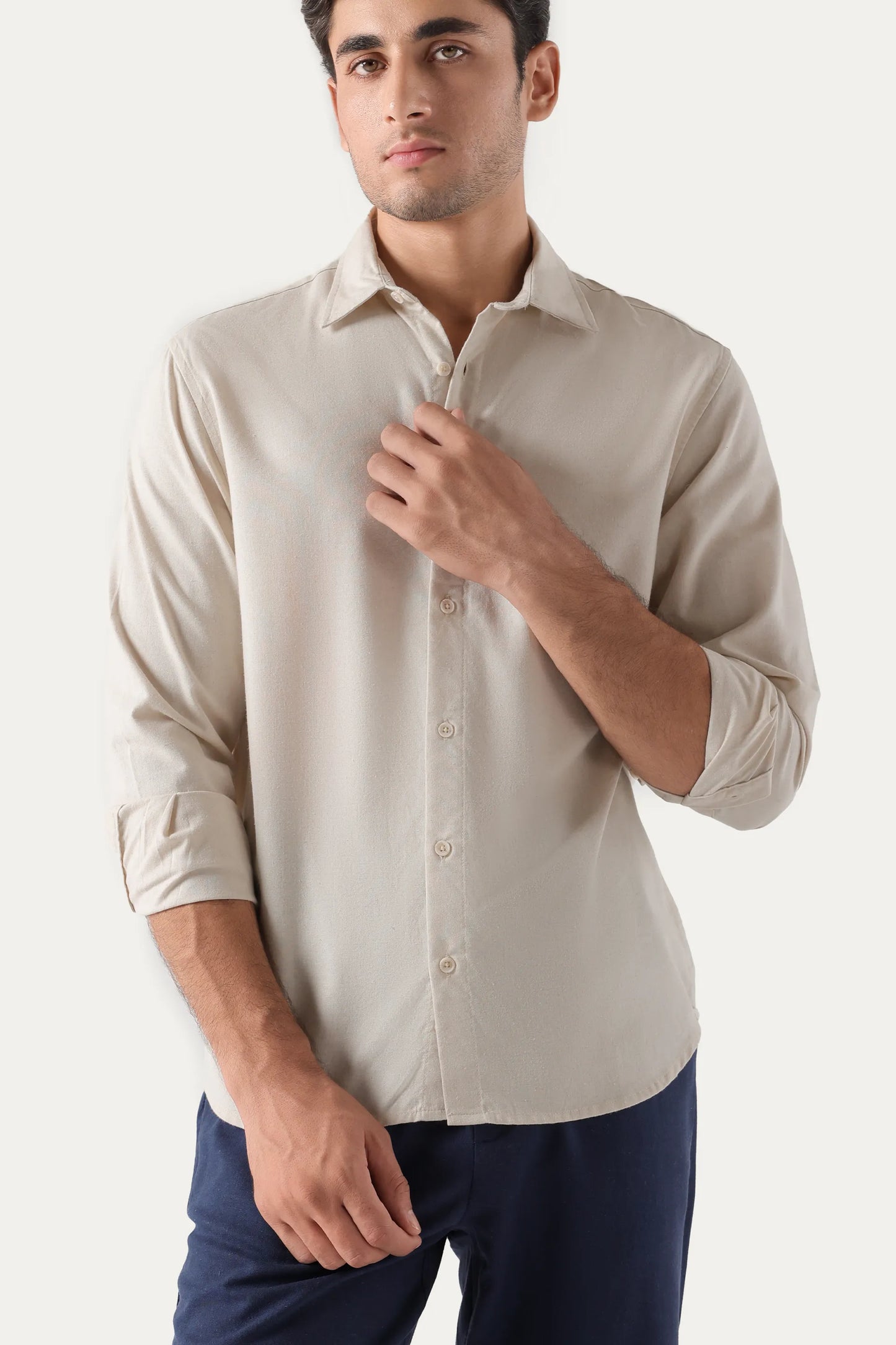 Tailored Fit Linen Shirt