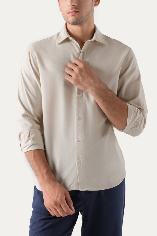 Tailored Fit Linen Shirt