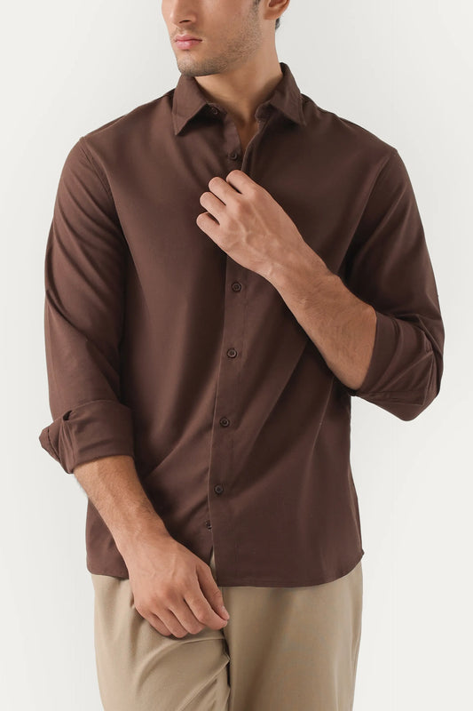Tailored Fit Linen Shirt
