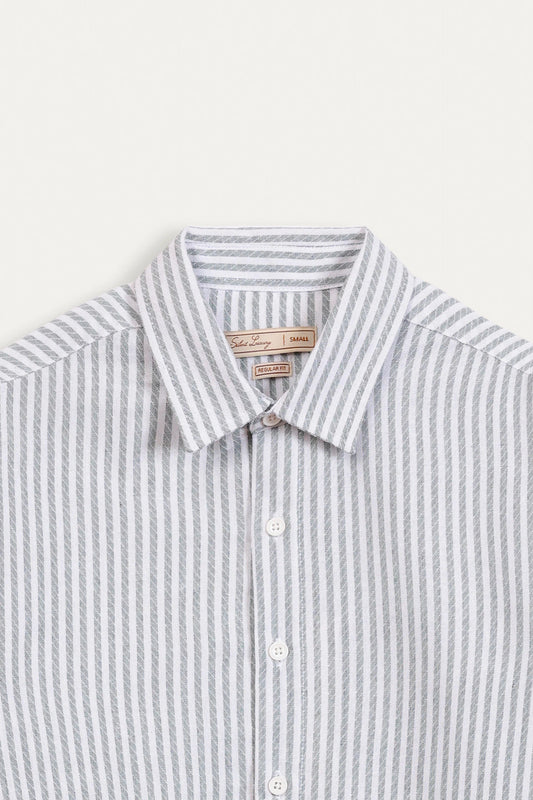 Blue Pinstripe Shirt