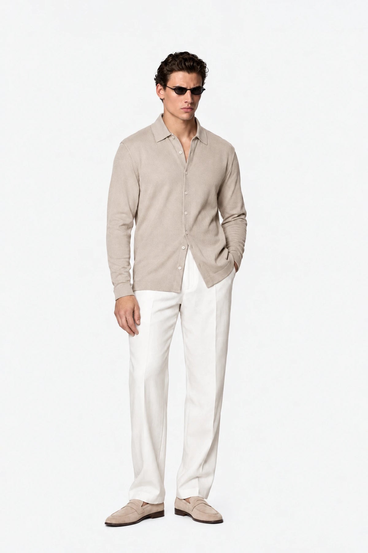 Button-Down Polo