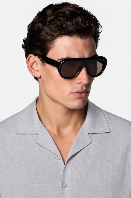 Pinstripe Linen Shirt