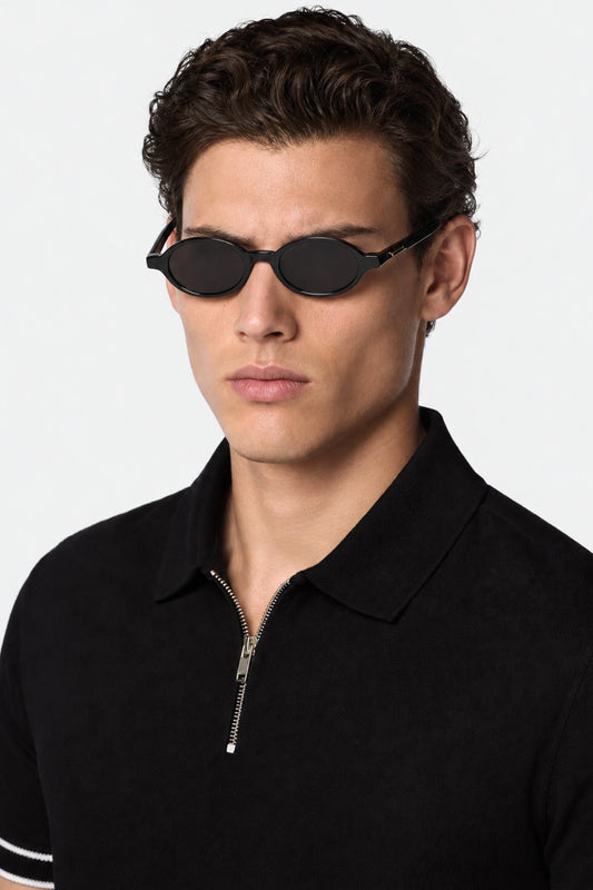 Tipping Quarter Zip Polo