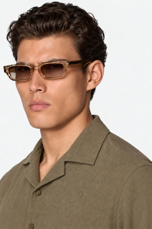 Resort collar Linen Shirt