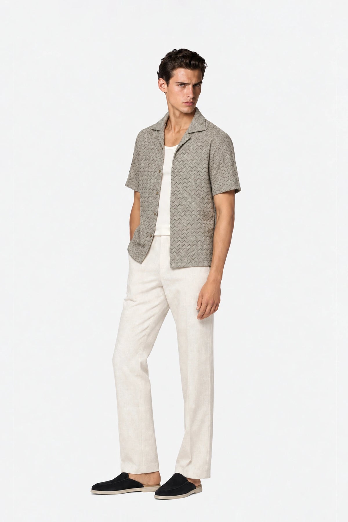 Crochet Knit Shirt