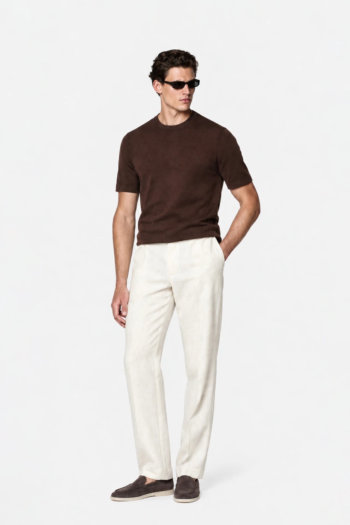 Lyocell Knit T-Shirt