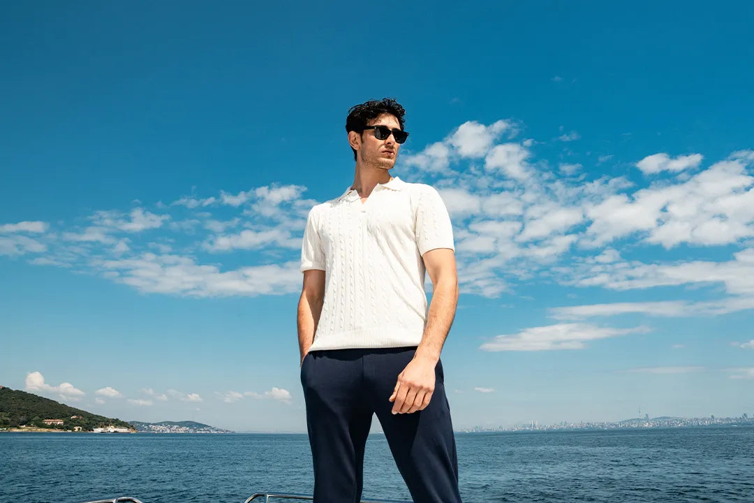 Knitted Polo Shirts for Men