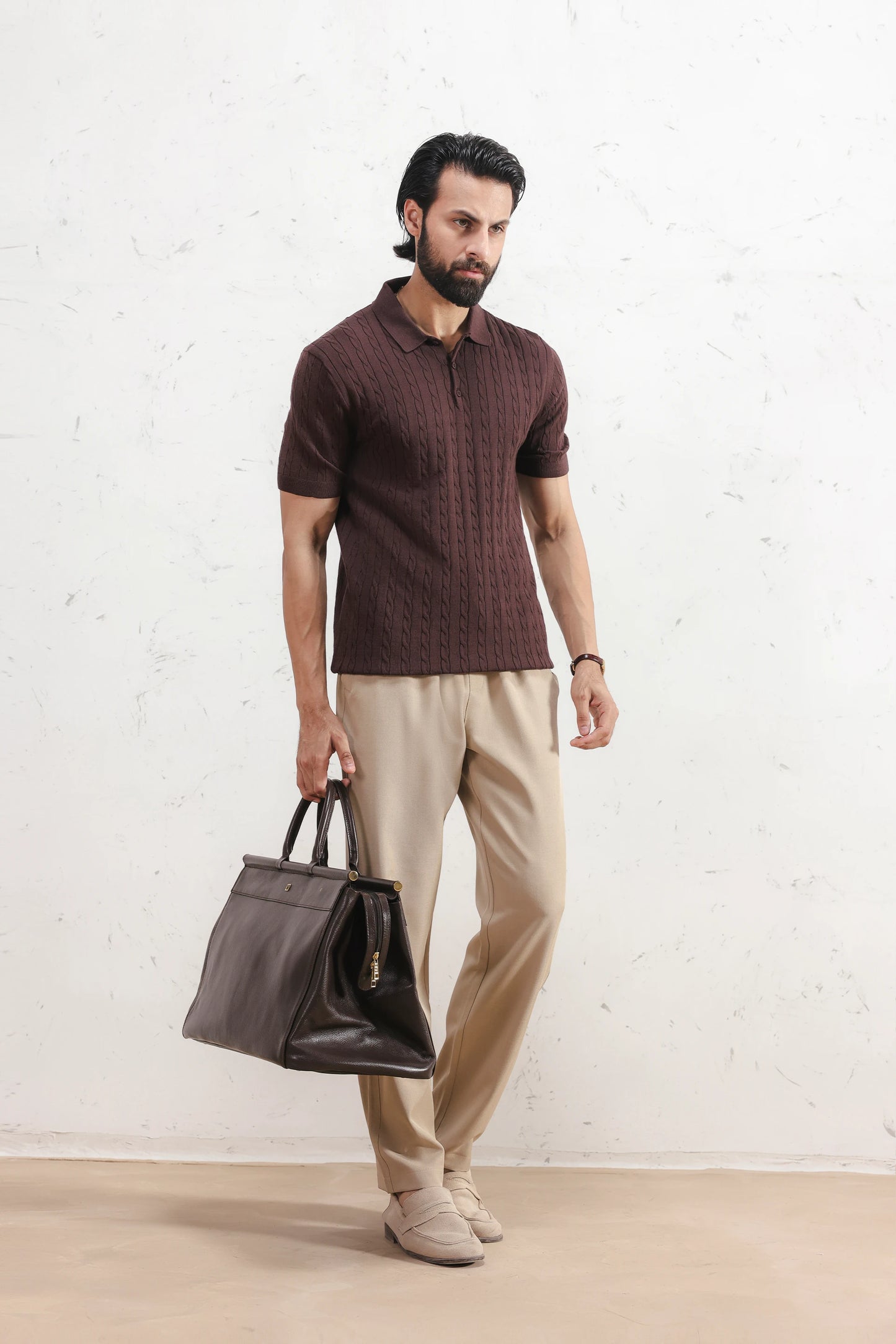 Sandstone Drawstring Trousers