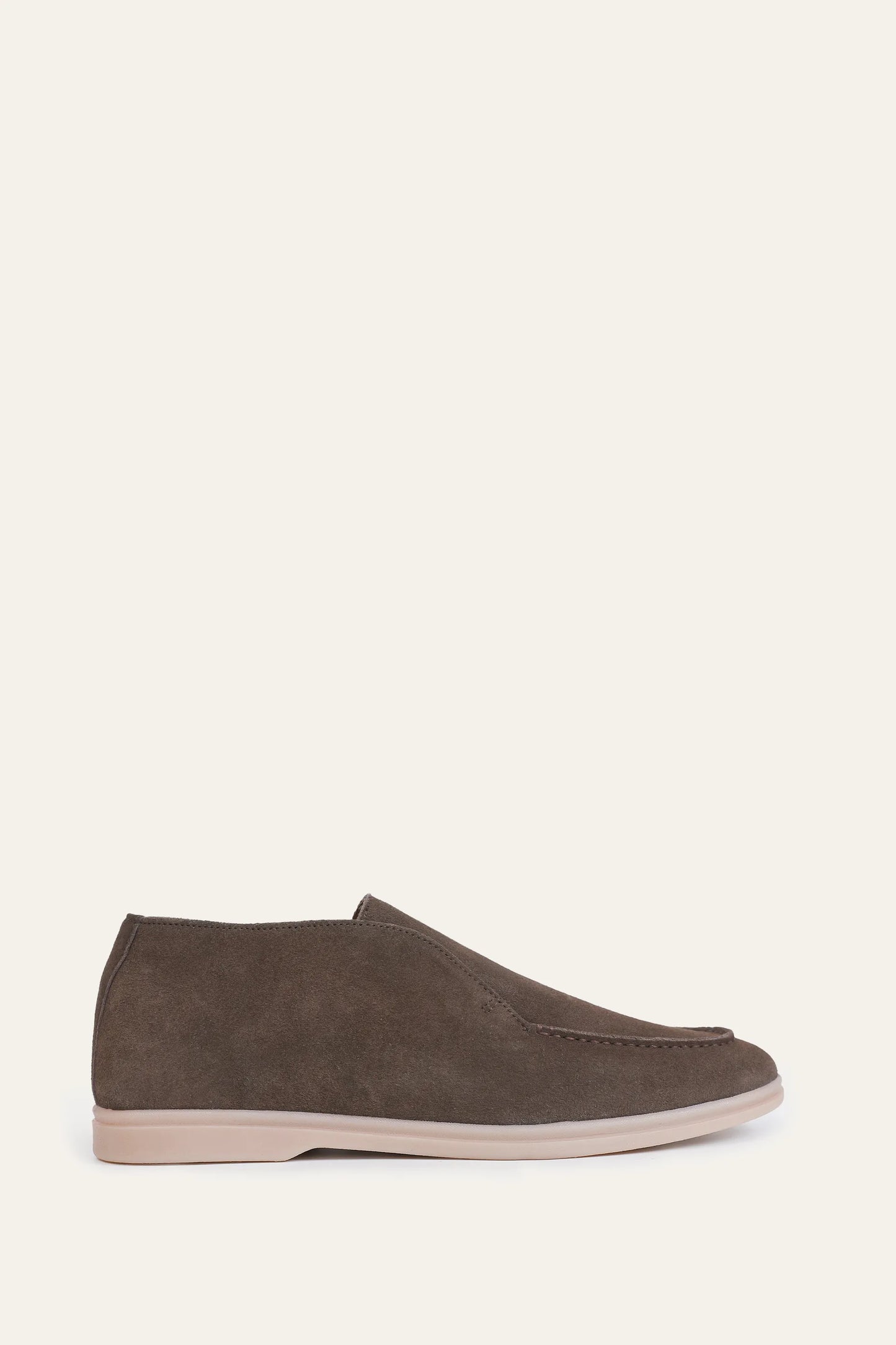 High-Top Suede Loafers