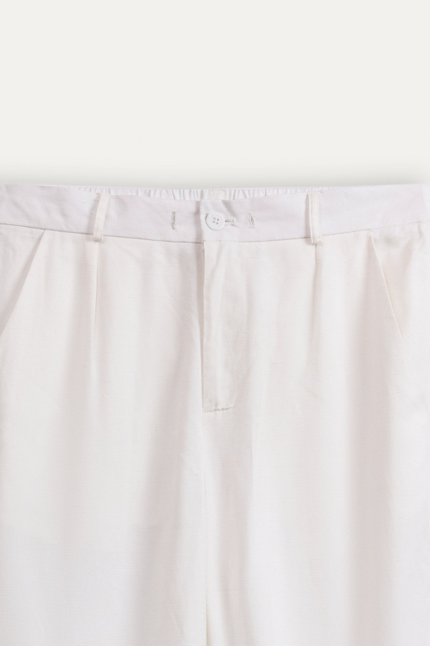 Relaxed Fit Linen Trousers