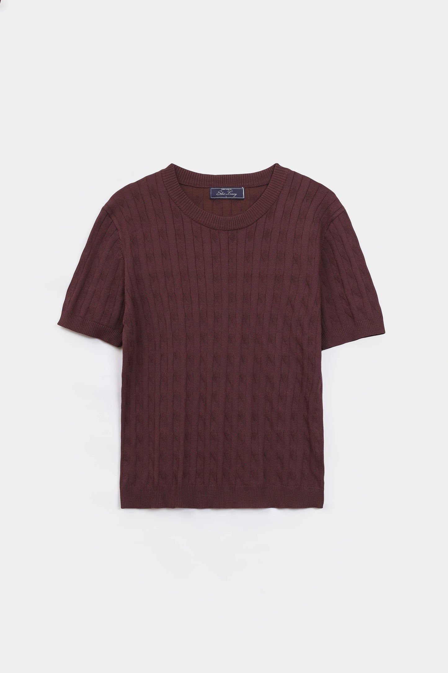 Cable Knit T-Shirt