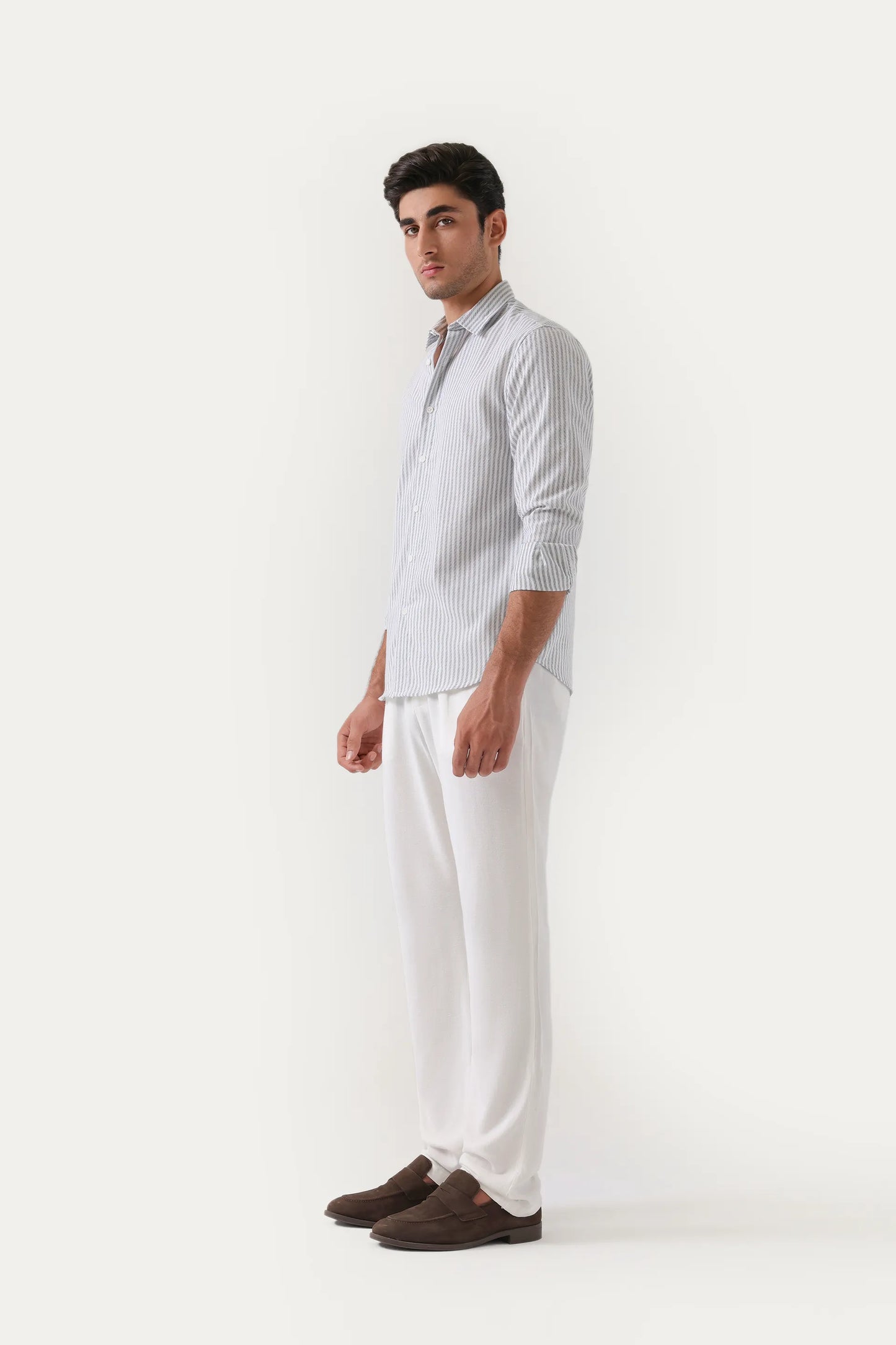 Blue Pinstripe Shirt