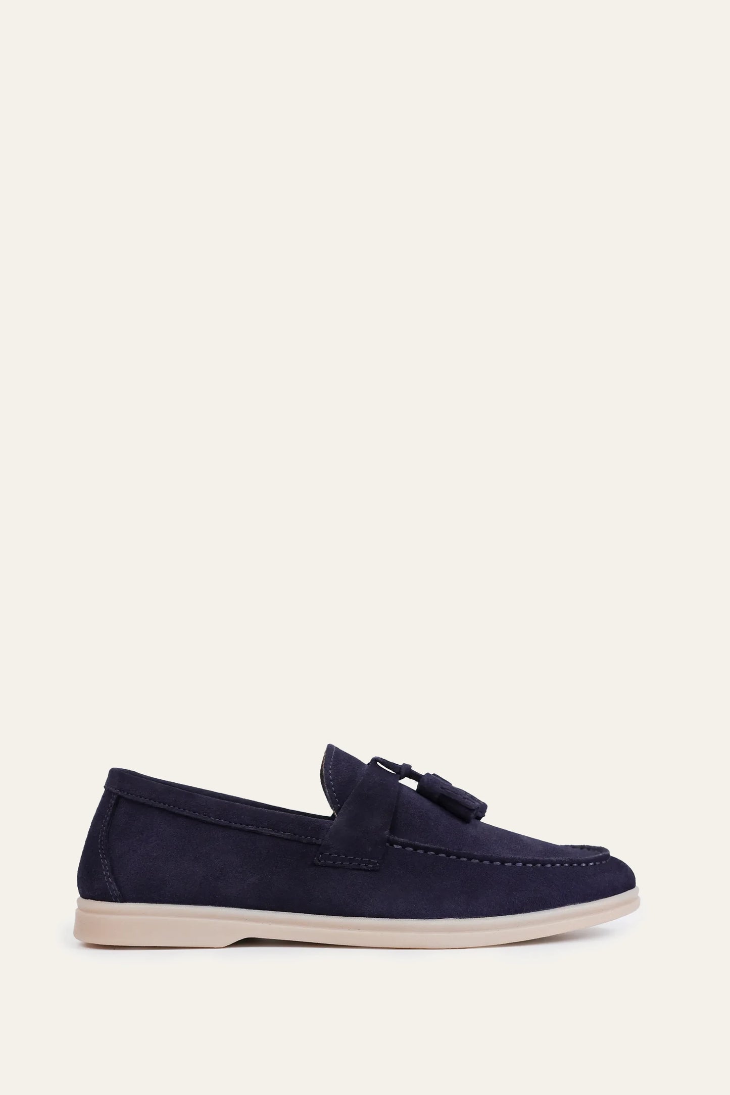 Suede Tassel Loafers