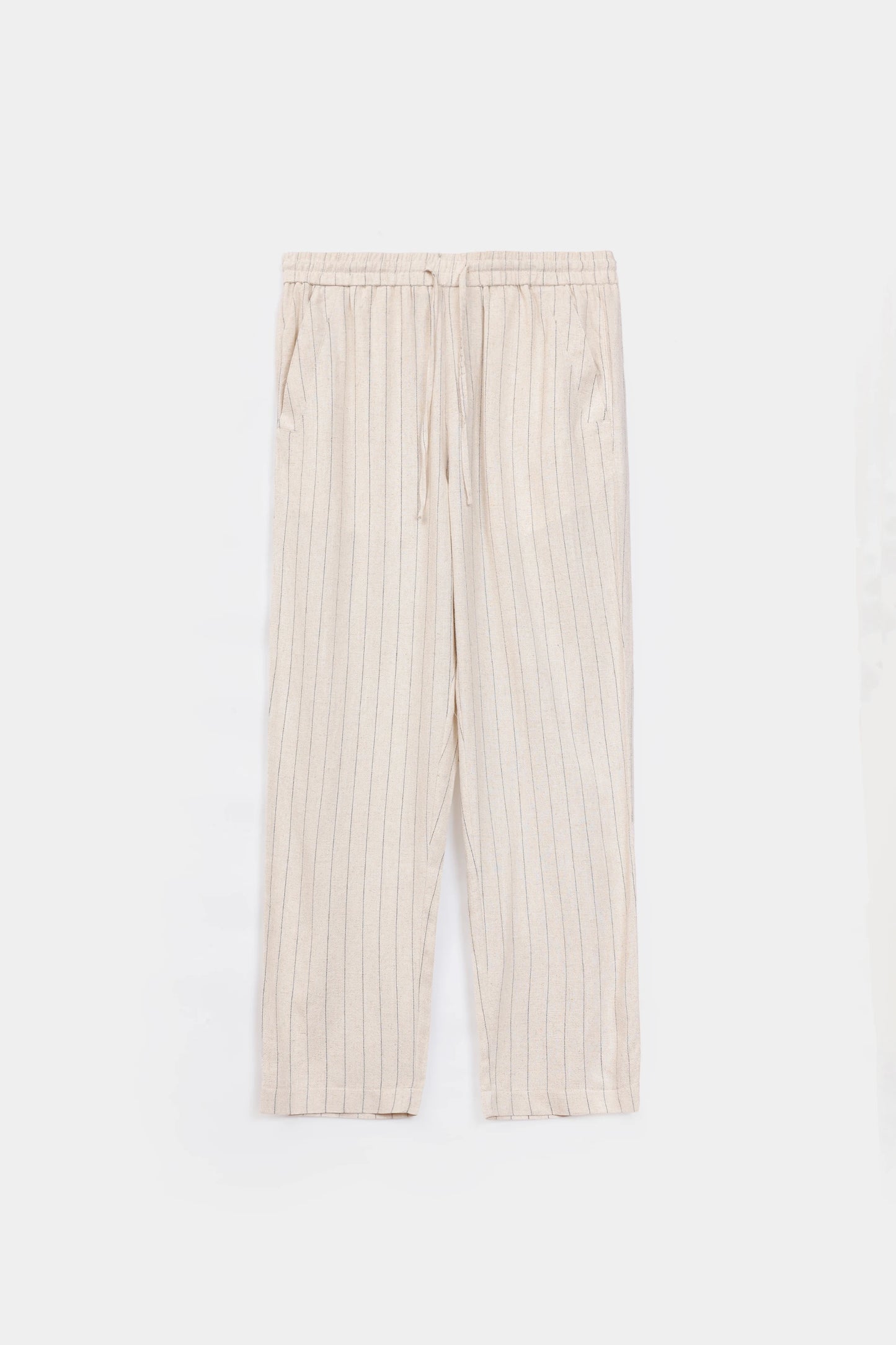 Pinstripe Linen Trousers